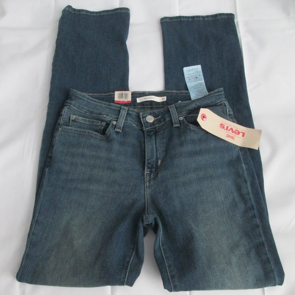 Levi's 714 Mid Rise Straight Leg Jeans 27 x 30 NWT